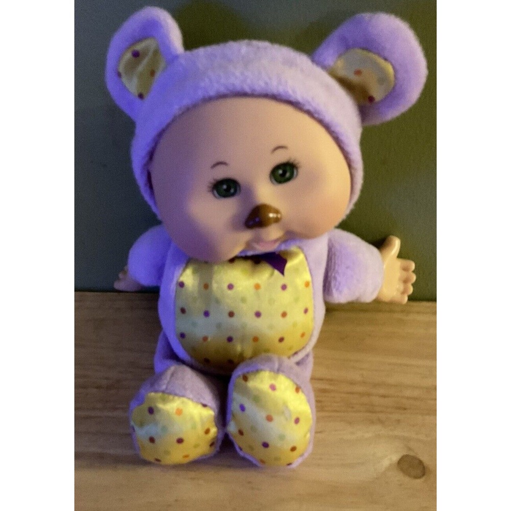 2013 Cabbage‎ Patch Kids Cuties Forest Friends Purple Bear, No Tag